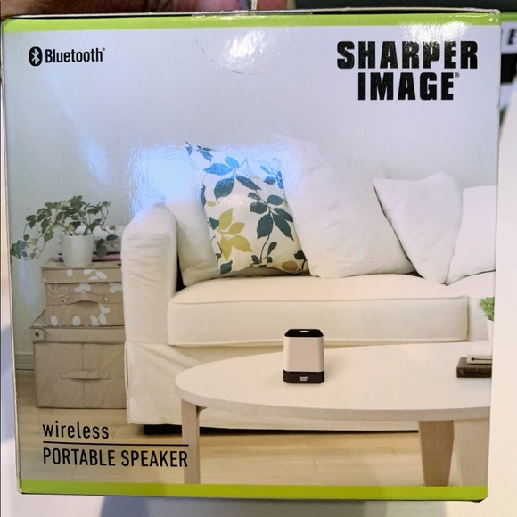 EUC Sharper Image Bluetooth Wireless Portable Speaker Rechargeable Minimalism - Picture 3 of 7